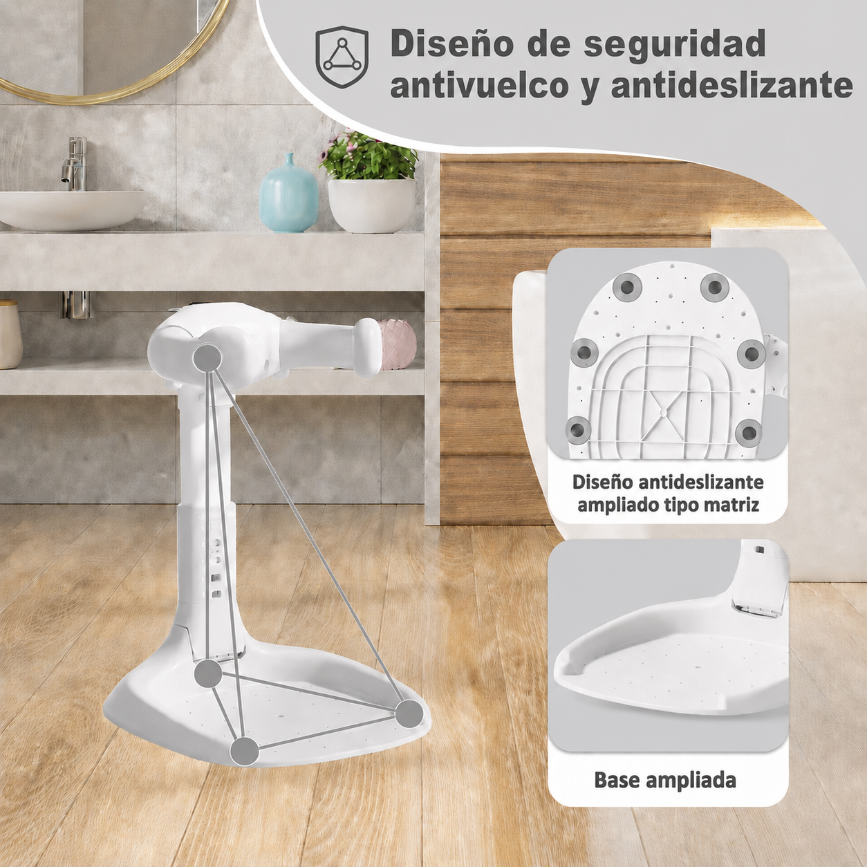Soporte de Baño Ajustable para Bebé